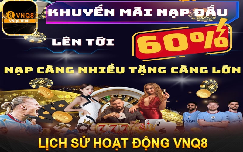 Lịch sử hoạt động trên thị trường của vnq8