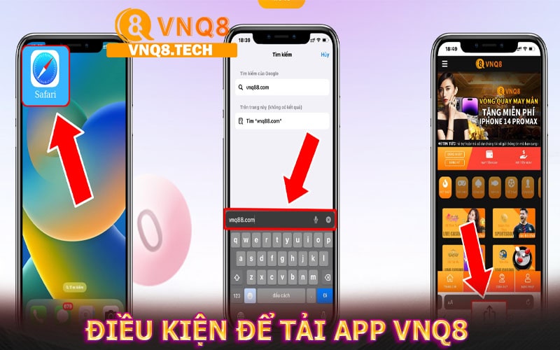Điều kiện để tải app vnq8 cho mọi thiết bị