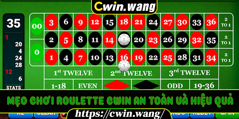 Mẹo chơi Roulette Cwin an toàn và hiệu quả
